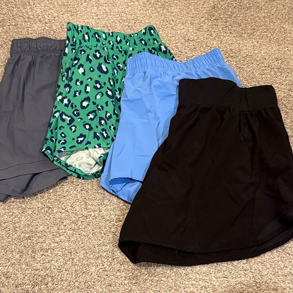 4 pair of workout shorts XL/XXL